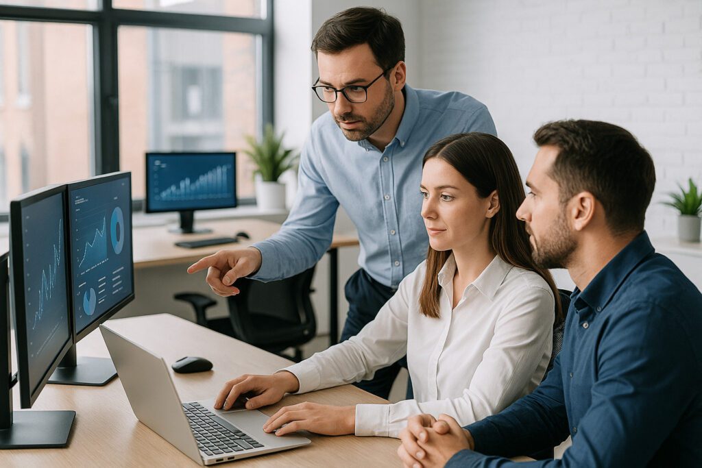 equipo de JD AI consultants trabajando en un proyecto